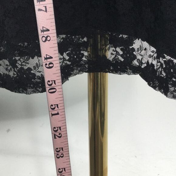 LULU'S M Flirtatious Presence Black Sheer Lace Bustier Midi Dress NEW 0B5 - Picture 5 of 11